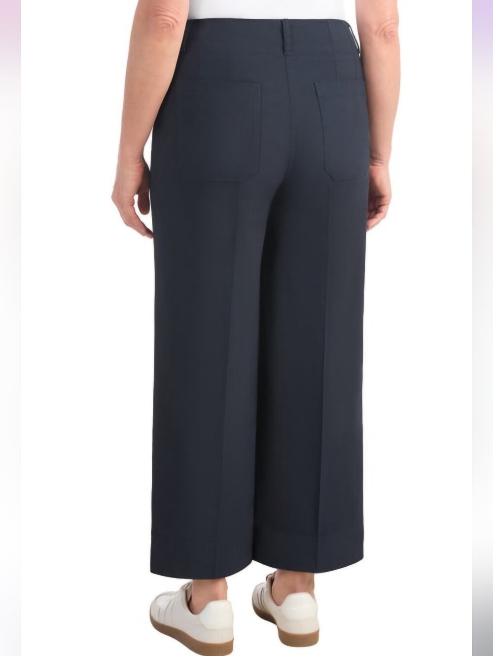 NEW! Hilary Radley Navy Wide Leg Pant Multiple Sizes - Picture 3 of 13